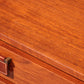 Vintage Teak Chest of Drawers with Leather Handles by Fröseke Nybrofabrik