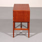 Vintage Teak Chest of Drawers with Leather Handles by Fröseke Nybrofabrik