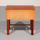Vintage Teak Chest of Drawers with Leather Handles by Fröseke Nybrofabrik