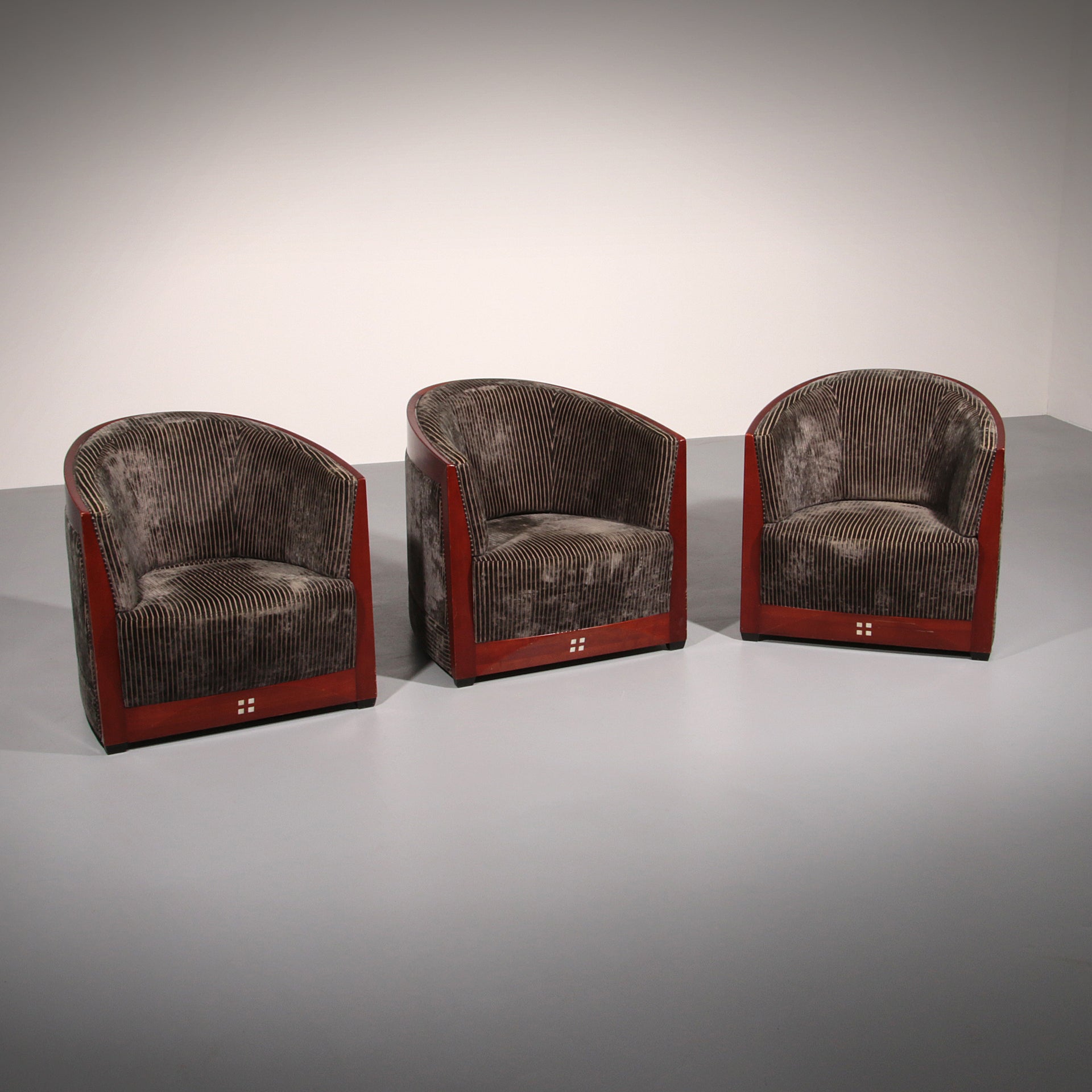 Art Deco Armchairs Design from Frits Schuitema with Table, 1980