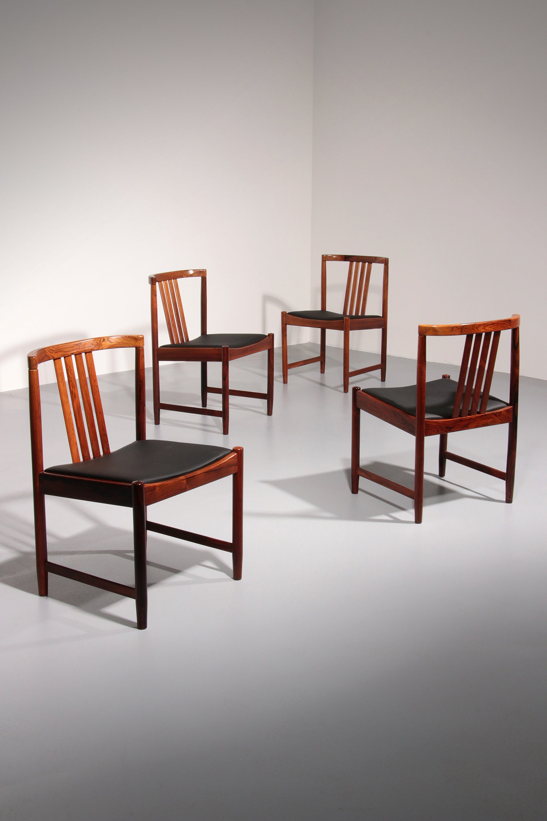 Vintage Scandinavian Dining Chairs by Illum Wikkelsø, 1960s