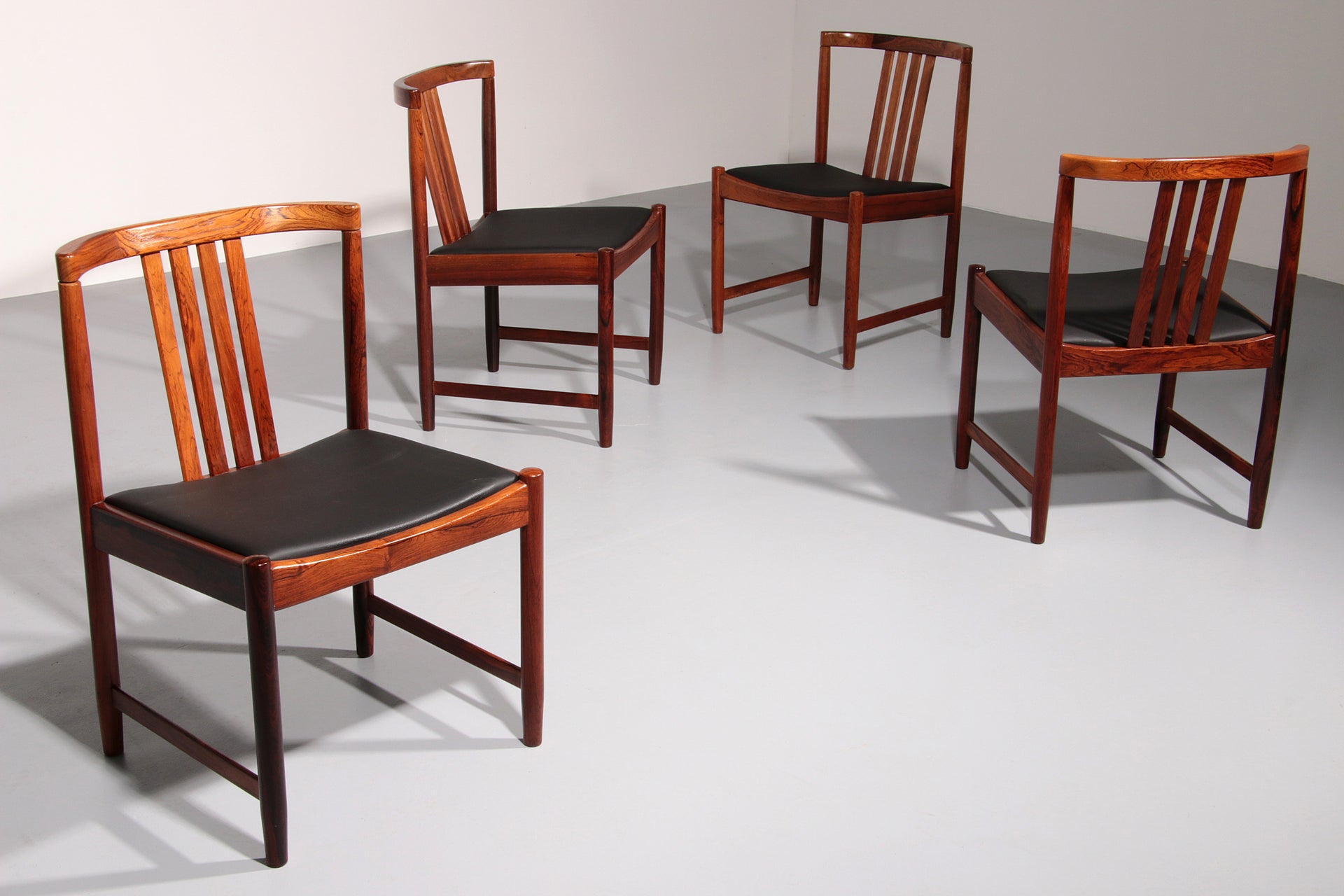 Vintage Scandinavian Dining Chairs by Illum Wikkelsø, 1960s