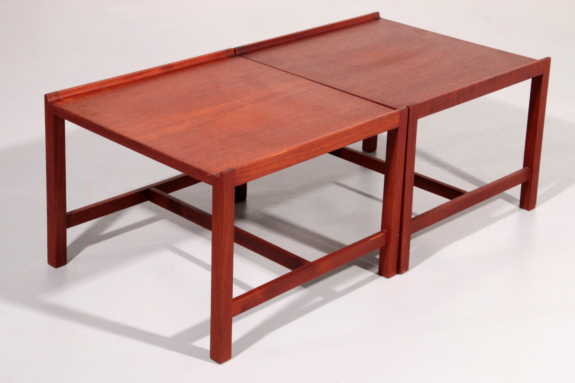 Mid-Century Danish Teak Side Tables by Illums Bolighus