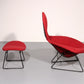Harry Bertoia Bird Armchair with Ottoman - Iconic 1970s Design