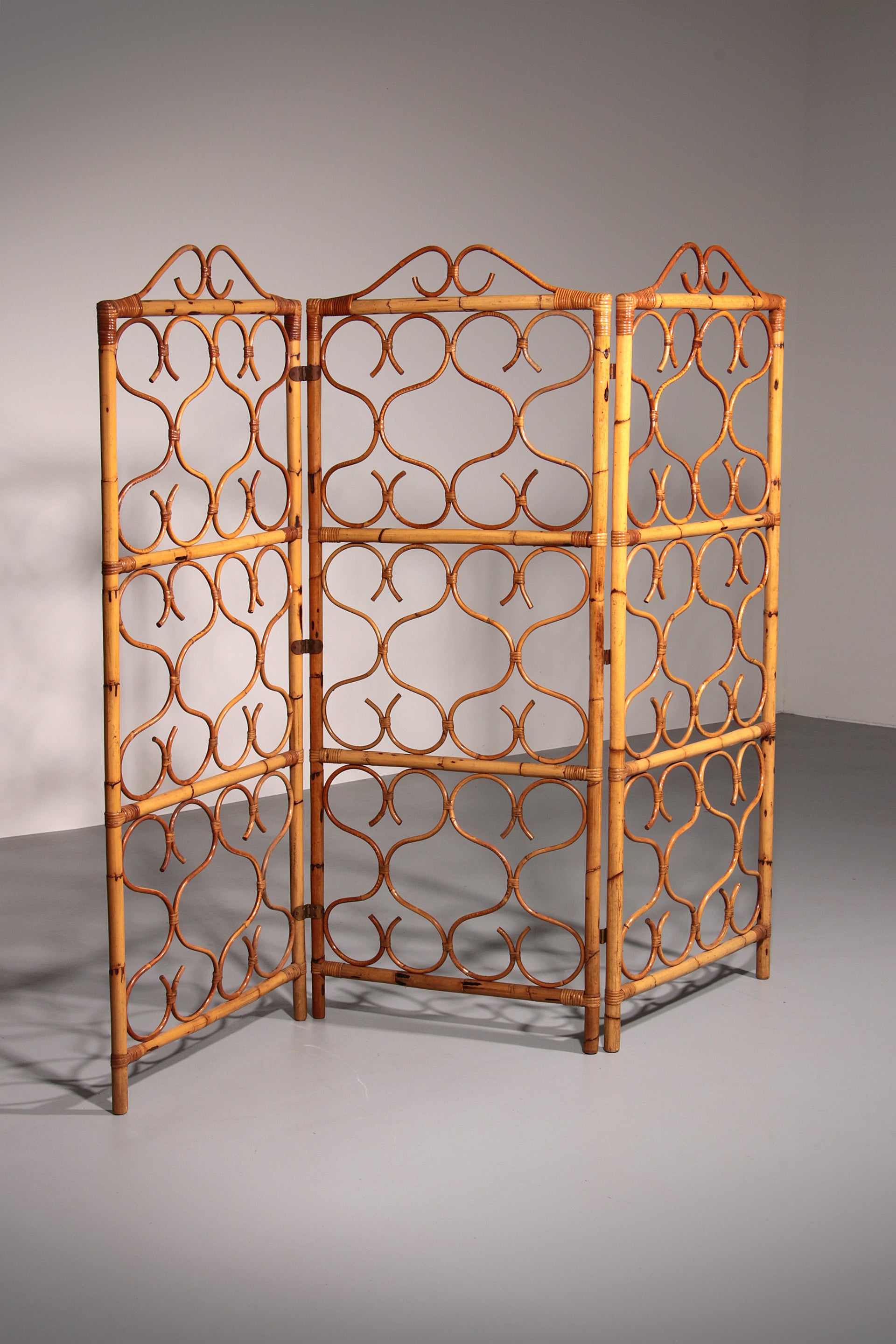 Italian Bamboo Room Divider (1960s)