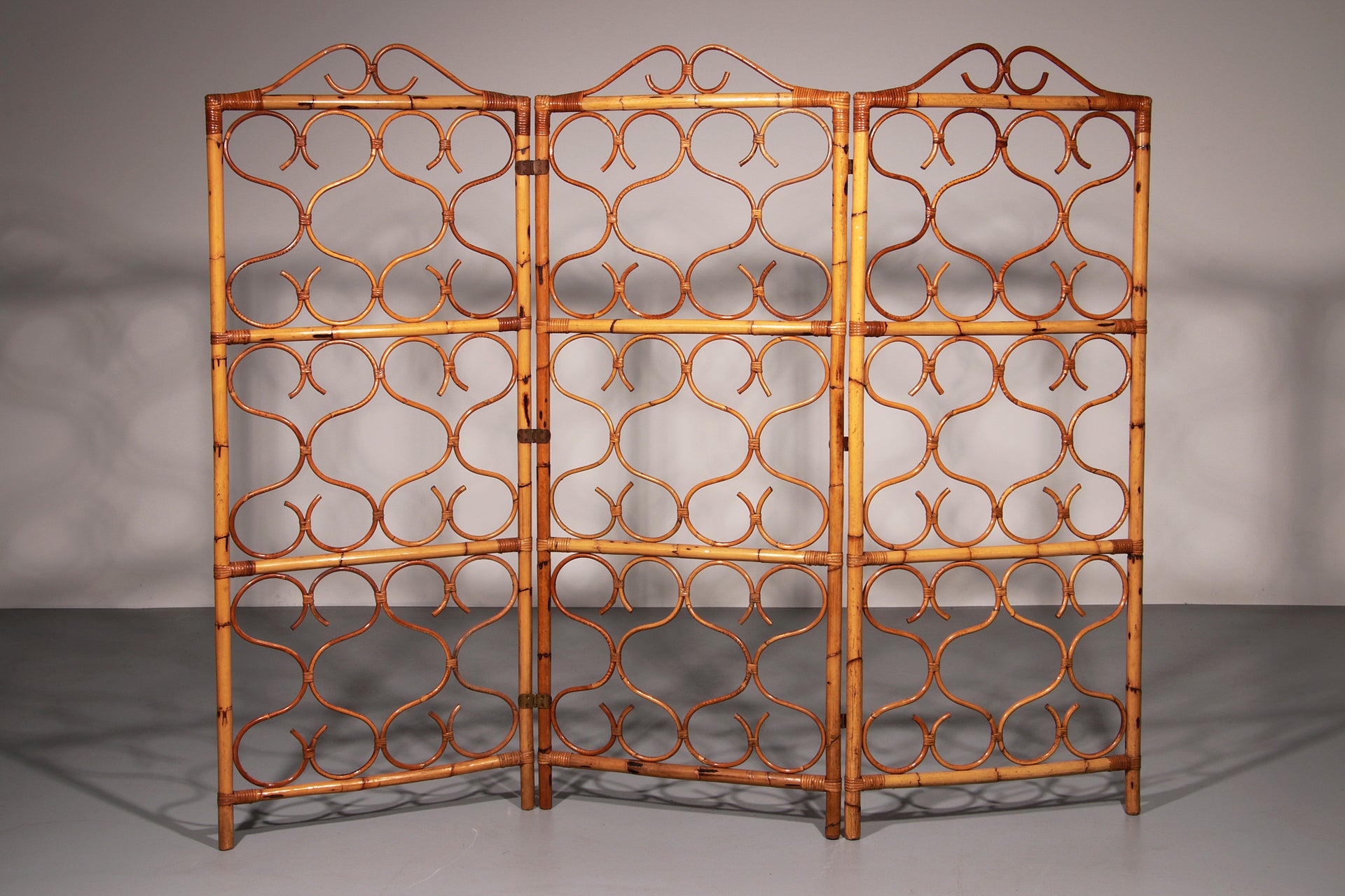 Italian Bamboo Room Divider (1960s)