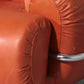 Vintage Leather Armchairs in Guido Faleschini Style
