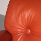 Vintage Leather Armchairs in Guido Faleschini Style