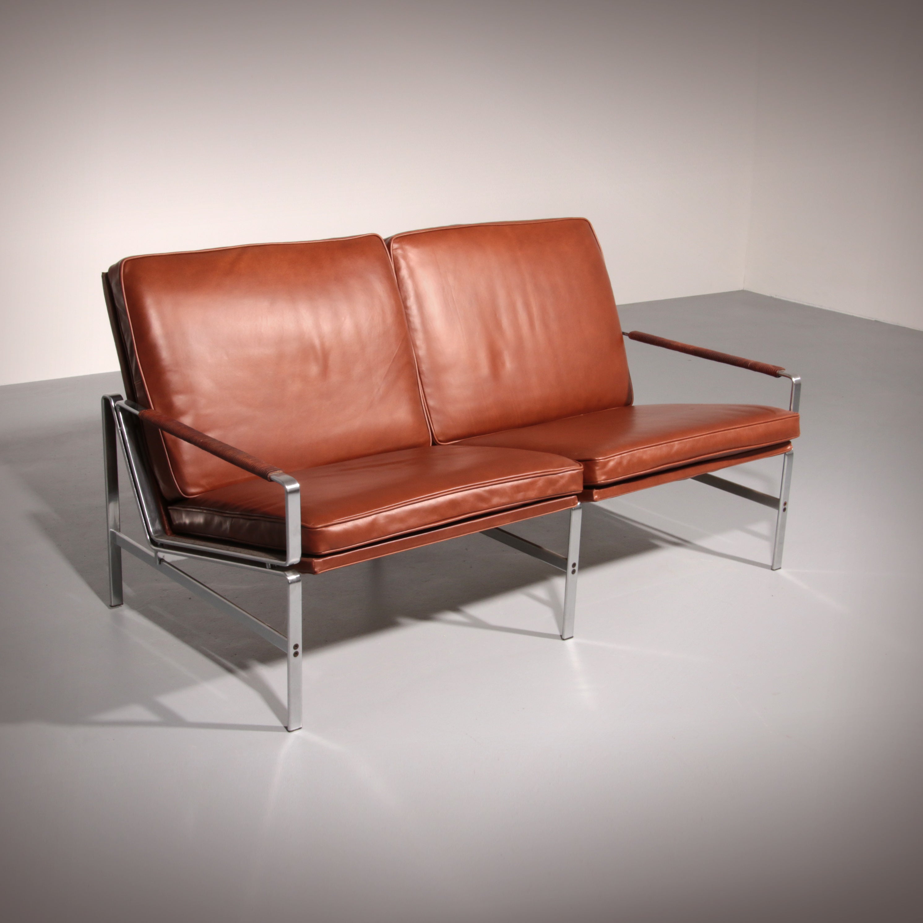 Fabricius & Kastholm FK 6720 Leather Sofa - Brown, Danish Design