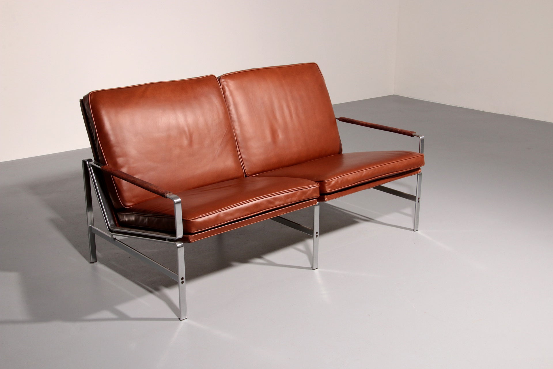 Fabricius & Kastholm FK 6720 Leather Sofa - Brown, Danish Design