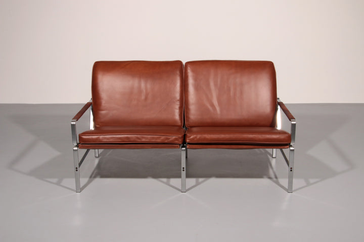Fabricius & Kastholm FK 6720 Leather Sofa - Brown, Danish Design