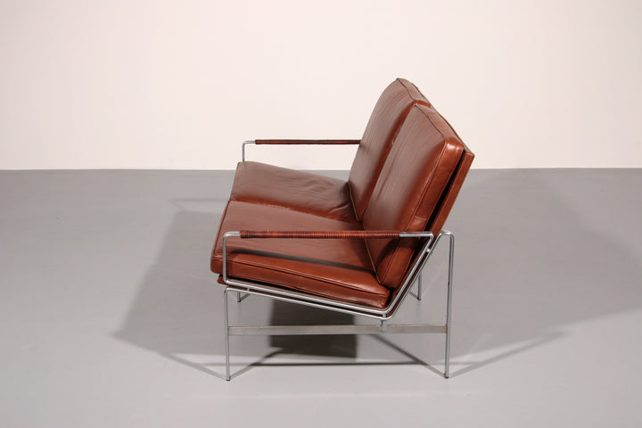 Fabricius & Kastholm FK 6720 Leather Sofa - Brown, Danish Design