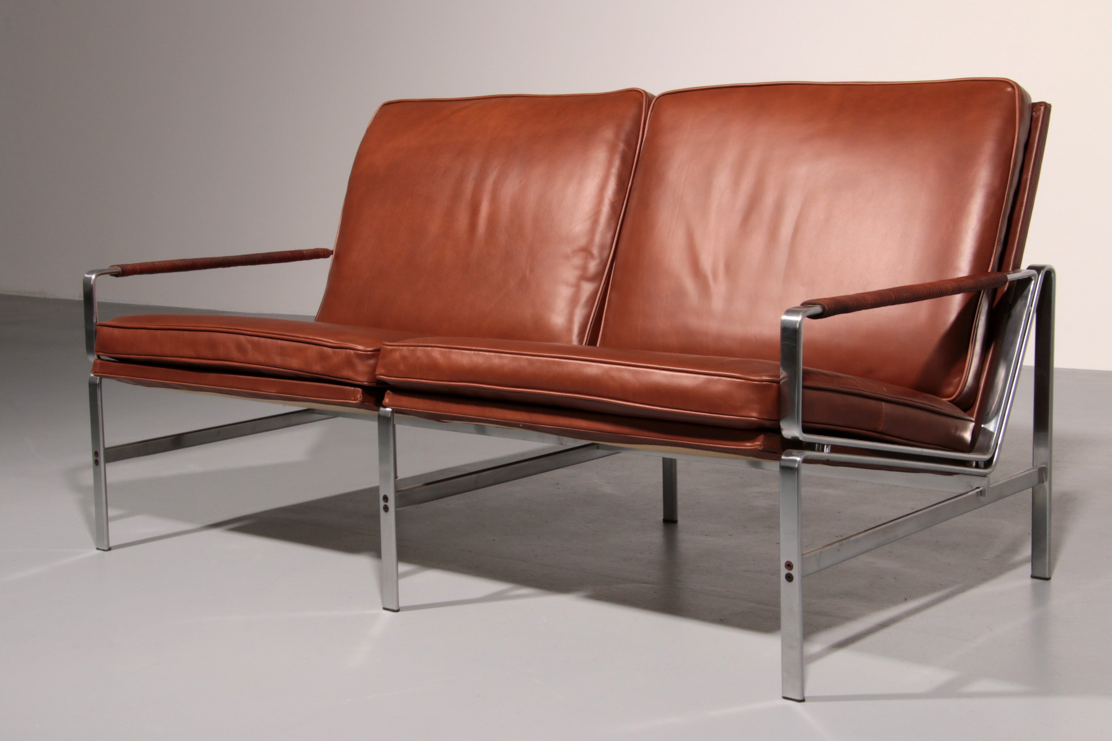 Fabricius & Kastholm FK 6720 Leather Sofa - Brown, Danish Design