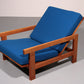 Hans J Wegner GE421 Getama Oak Recliner with Adjustable Backrest