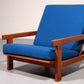 Hans J Wegner GE421 Getama Oak Recliner with Adjustable Backrest