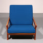 Hans J Wegner GE421 Getama Oak Recliner with Adjustable Backrest