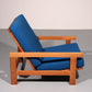 Hans J Wegner GE421 Getama Oak Recliner with Adjustable Backrest