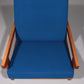 Hans J Wegner GE421 Getama Oak Recliner with Adjustable Backrest