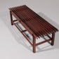 Ico & Luisa Parisi Vintage Wooden Bench, Italian Design 1960