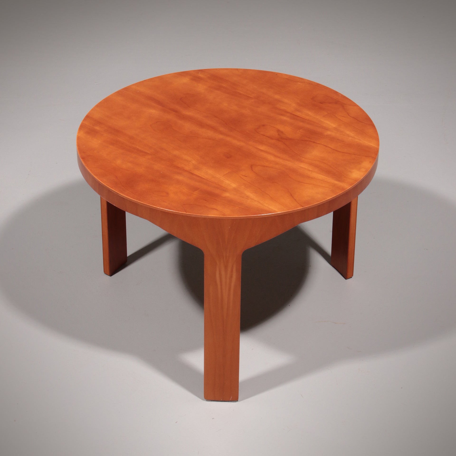 Beautiful wooden side table with vintage 70s