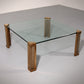 Glass Coffee table design by Peter Ghyczy 1970s model T14
