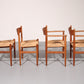 Dining Chairs by Hans Wegner for Carl Hansen & Søn,Denmark 2 CH37 and 2 CH36