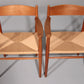 Dining Chairs by Hans Wegner for Carl Hansen & Søn,Denmark 2 CH37 and 2 CH36