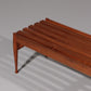 Walnut Bench by Gio Ponti made by Fratelli Reguitti 1950