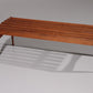 Walnut Bench by Gio Ponti made by Fratelli Reguitti 1950