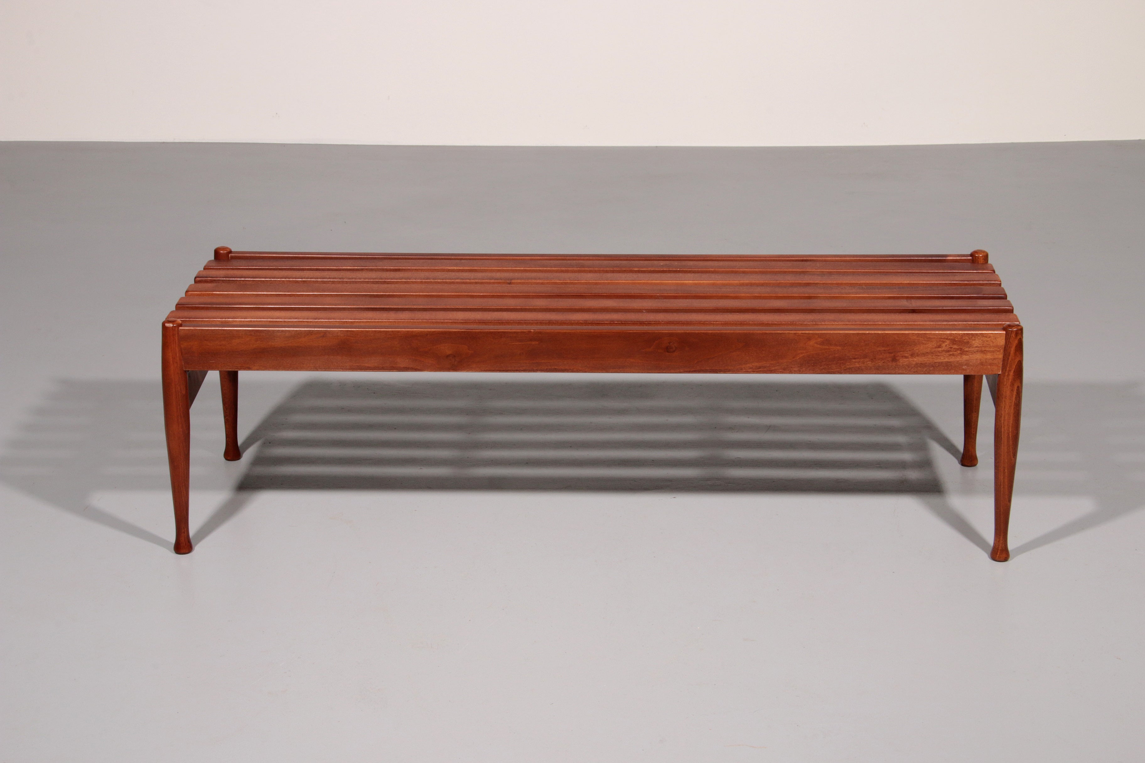 Walnut Bench by Gio Ponti made by Fratelli Reguitti 1950