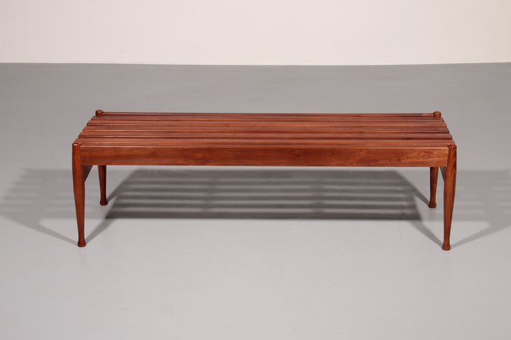 Walnut Bench by Gio Ponti made by Fratelli Reguitti 1950