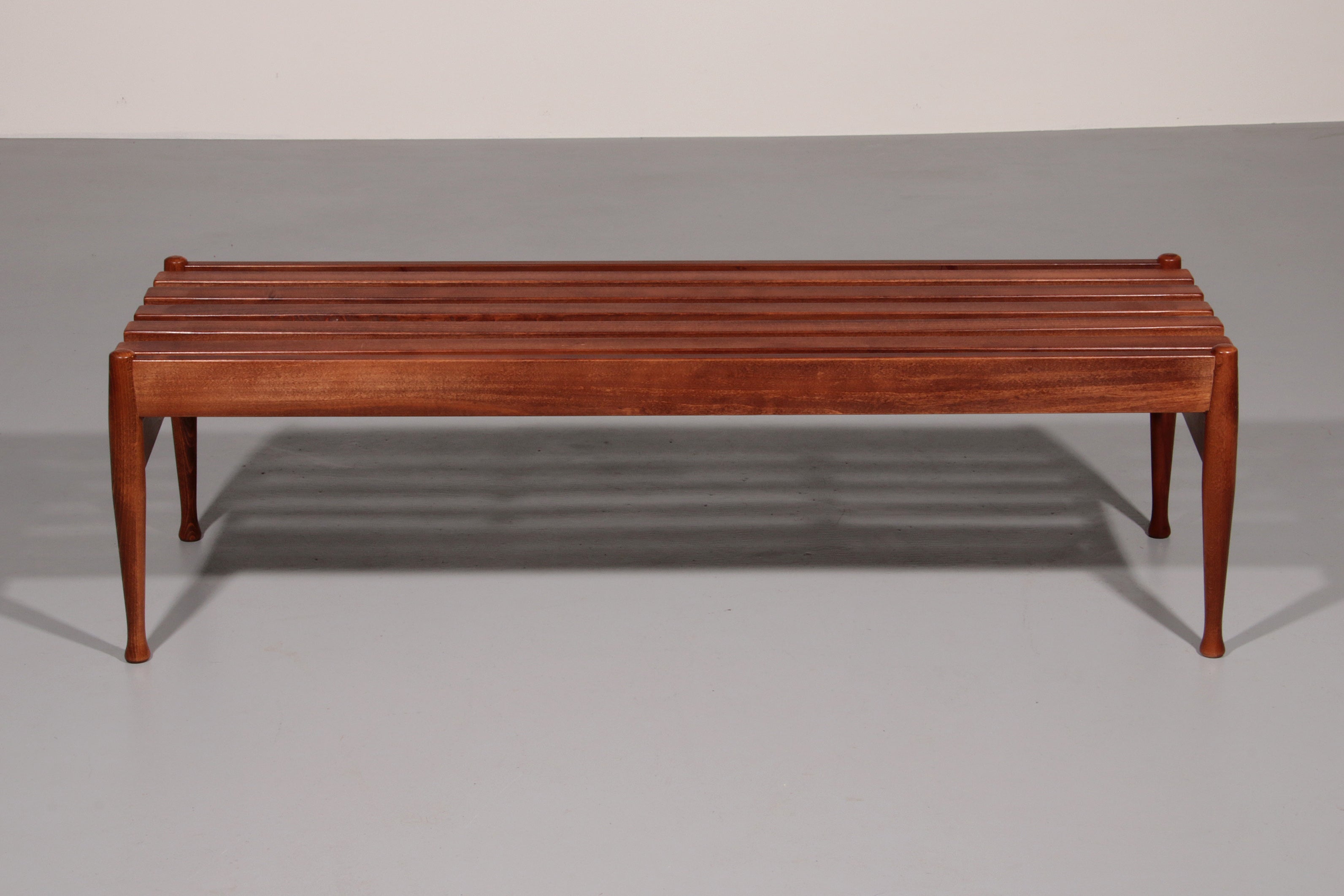 Walnut Bench by Gio Ponti made by Fratelli Reguitti 1950