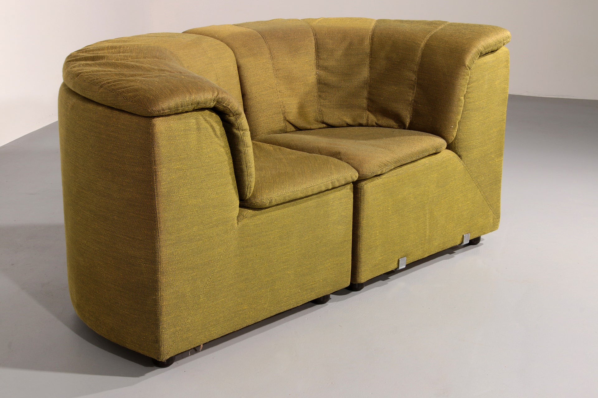 Durlet 9-Piece Modular Sofa in Luxe Green De Ploeg Fabric 1970