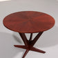 Søren Georg Jensen Kubus Radial Teak Coffee Table, Denmark, 1960s