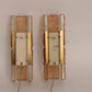 Danish Design set  Vitrika Aladdin Wall Lamps, Denmark 1960s