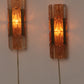 Danish Design set  Vitrika Aladdin Wall Lamps, Denmark 1960s