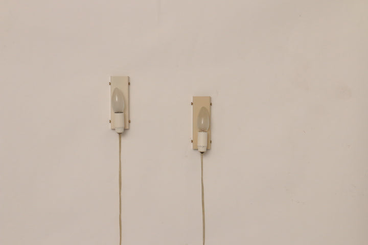 Danish Design set  Vitrika Aladdin Wall Lamps, Denmark 1960s