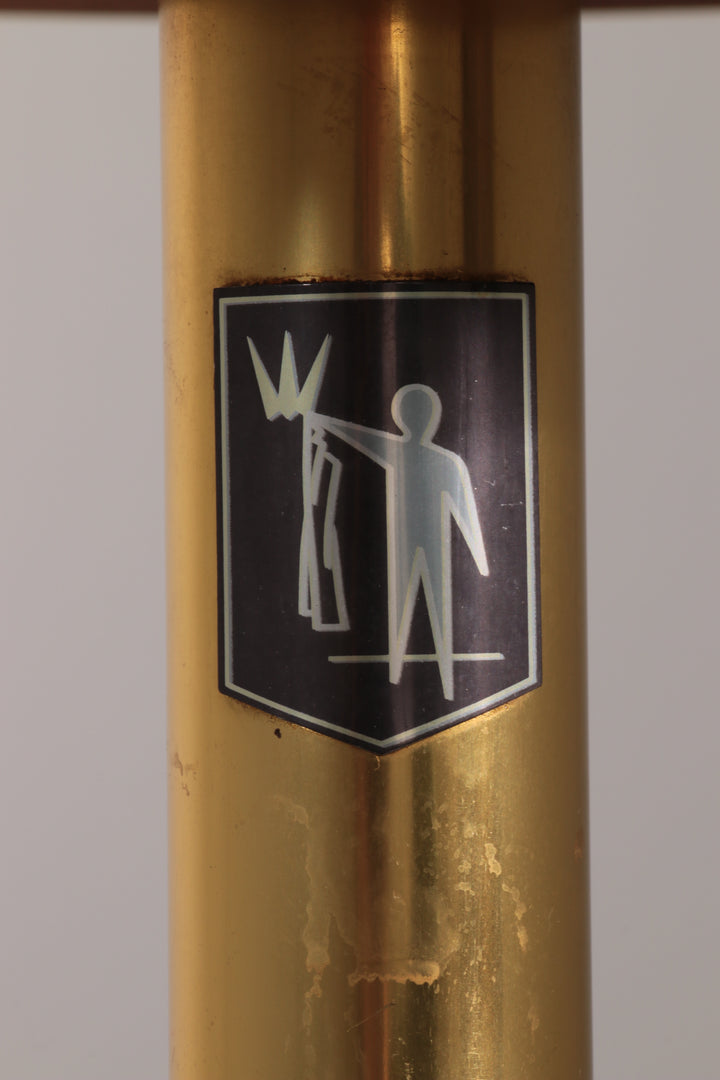 "Timeless Elegance: The Rare 1950s German Iron and Brass Coat Rack"