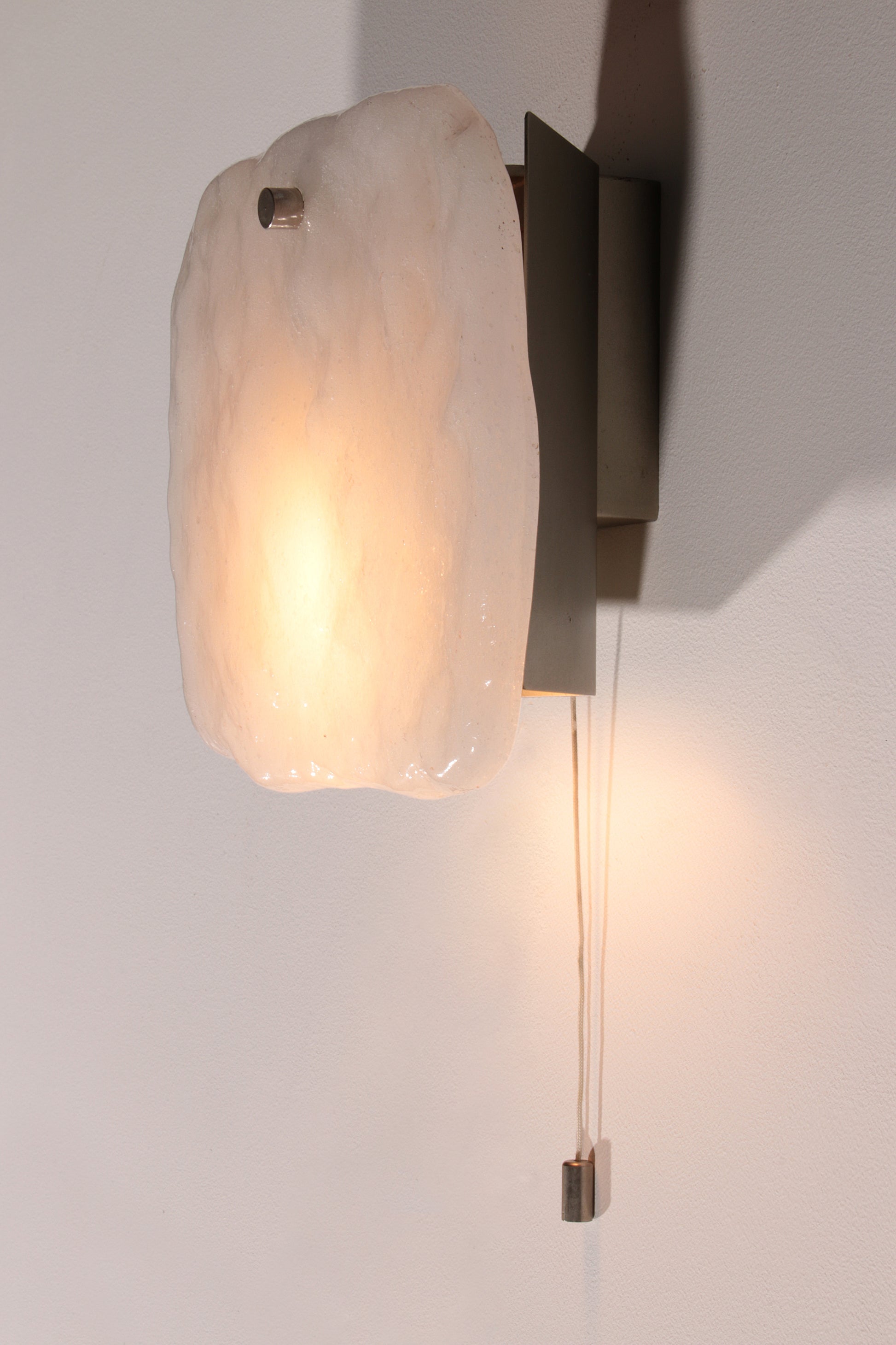 J.T Kalmar Franken Wall Lamp Model Stone, 1970