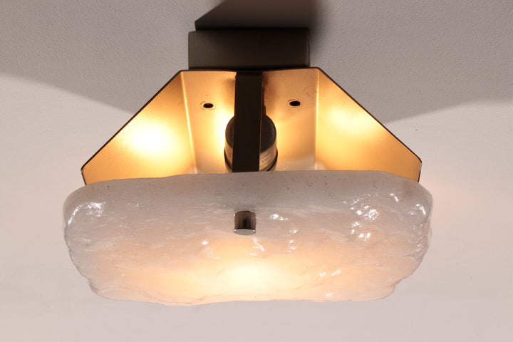 J.T Kalmar Franken Wall Lamp Model Stone, 1970