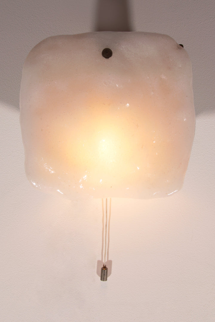 J.T Kalmar Franken Wall Lamp Model Stone, 1970