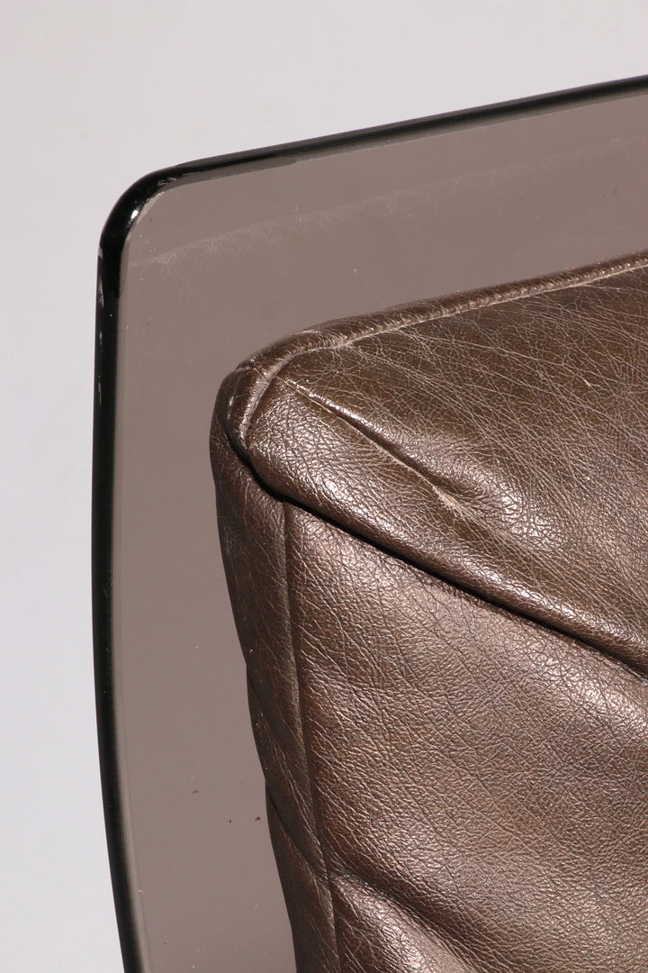 Saint Gobain glass armchairs, Design from Maison Jansen,