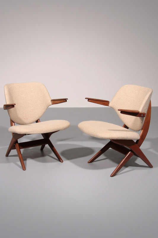 Louis Van Teeffelen for Webe Easy Chairs "Pelican", 1960s