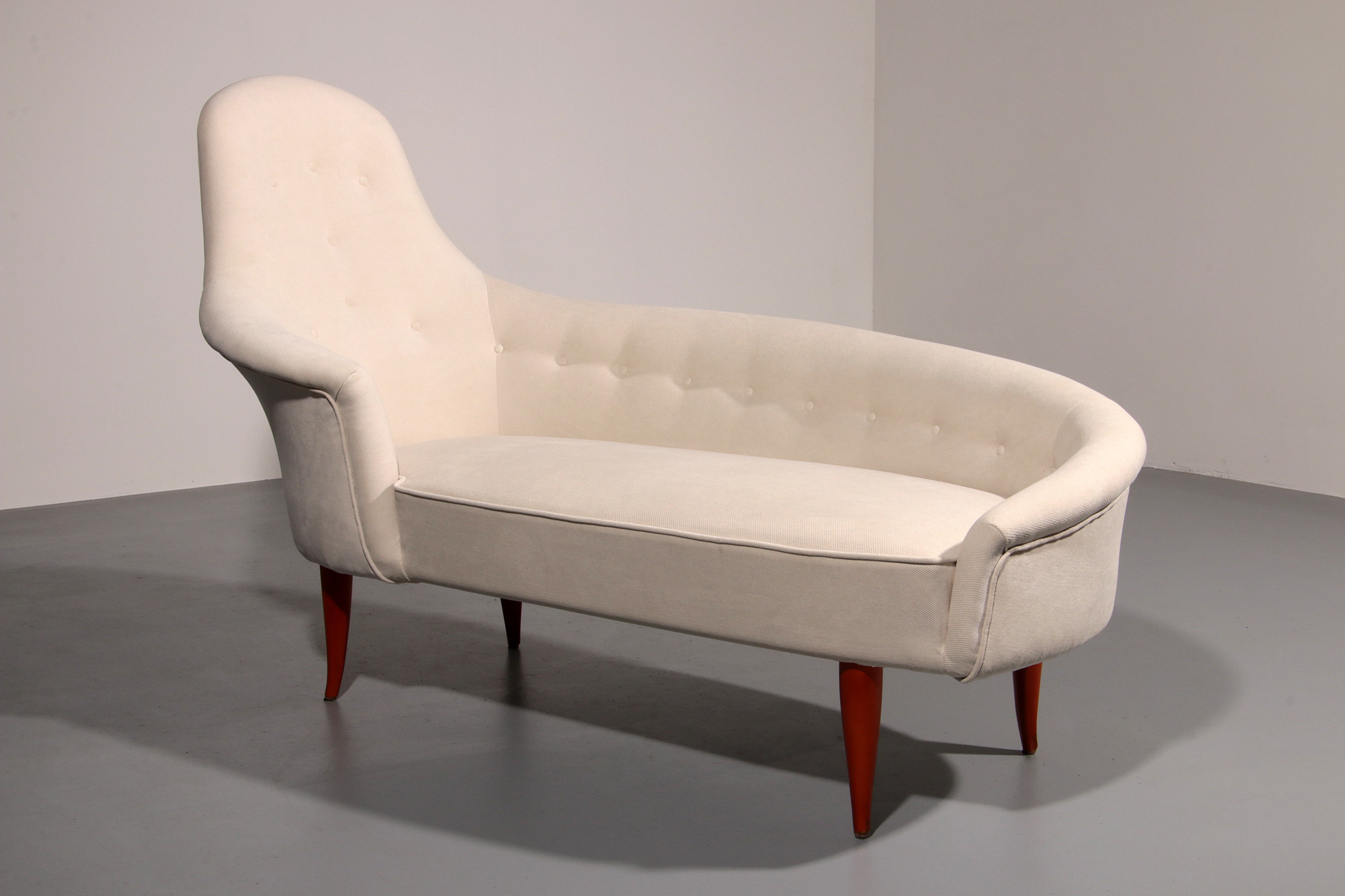 Chaise Lounge by Kerstin Hörlin-Holmquist for Nordiska Kompaniet, 1950s