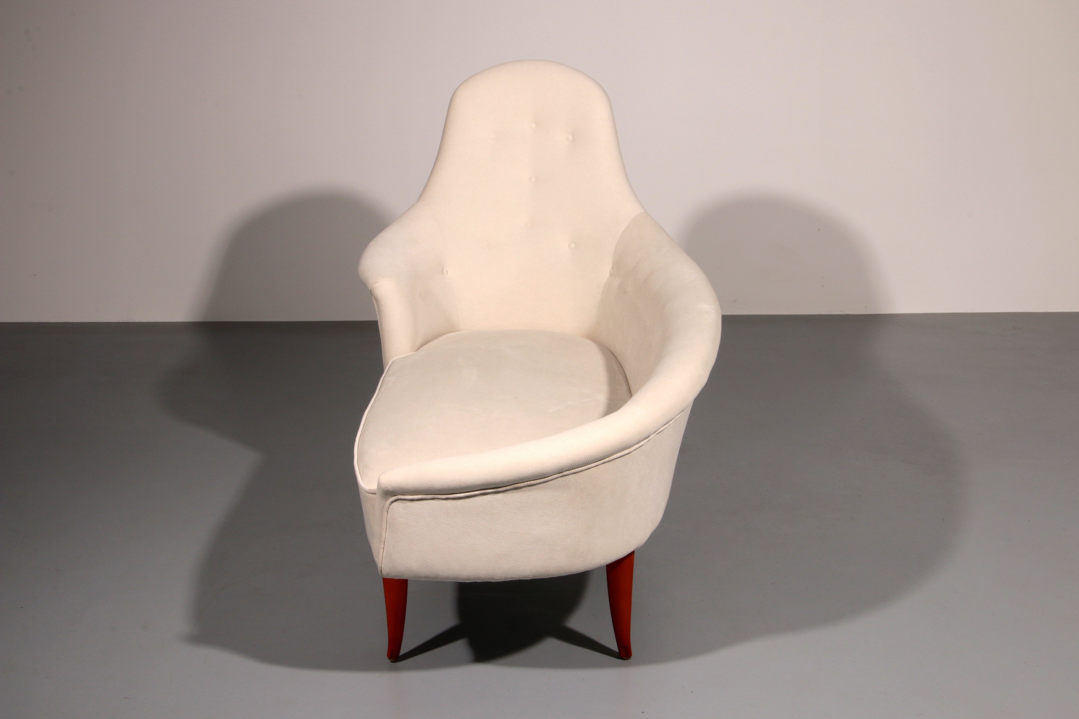 Chaise Lounge by Kerstin Hörlin-Holmquist for Nordiska Kompaniet, 1950s