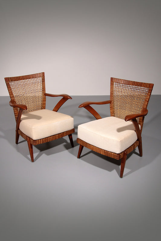 Lounge chairs Timeless Elegance: Vintage 1930s Dutch Beechwood Chairs