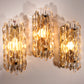 Elegant Crystal Waterdrop Sconces by Carl Fagerlund for Orrefors