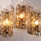 Elegant Crystal Waterdrop Sconces by Carl Fagerlund for Orrefors