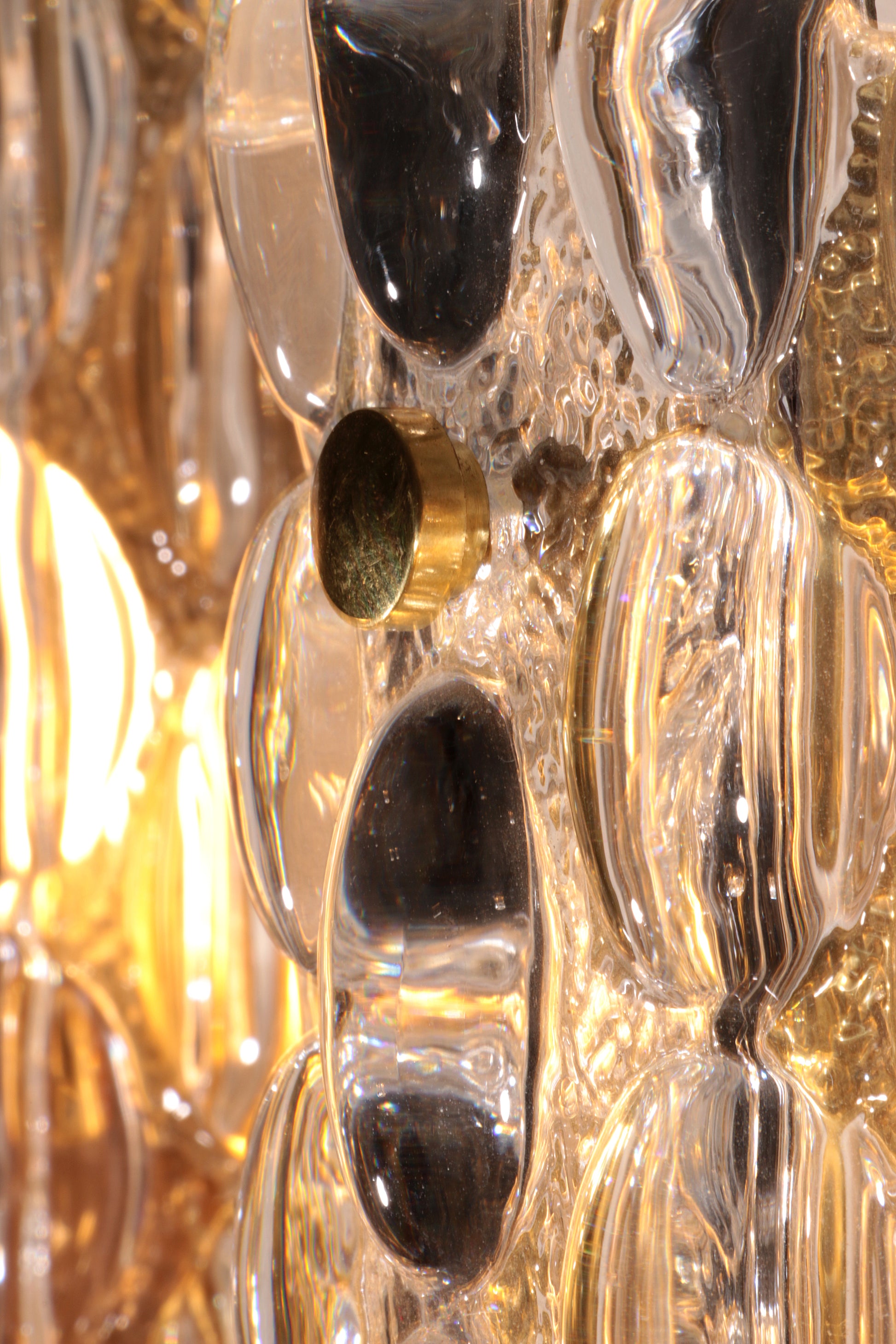 Elegant Crystal Waterdrop Sconces by Carl Fagerlund for Orrefors