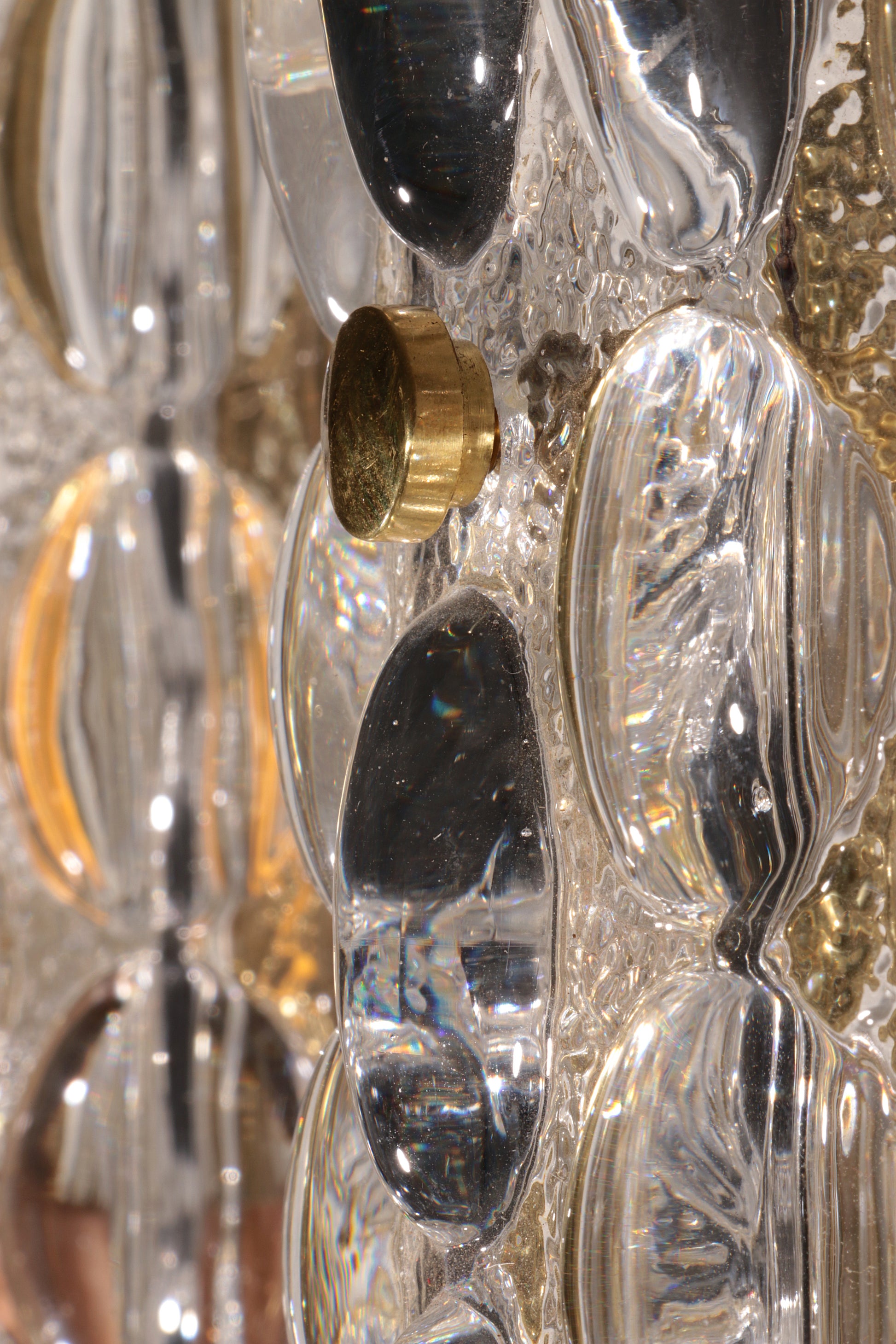 Elegant Crystal Waterdrop Sconces by Carl Fagerlund for Orrefors